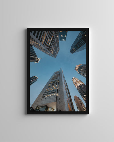 Skyscrapers (Framed Prints)