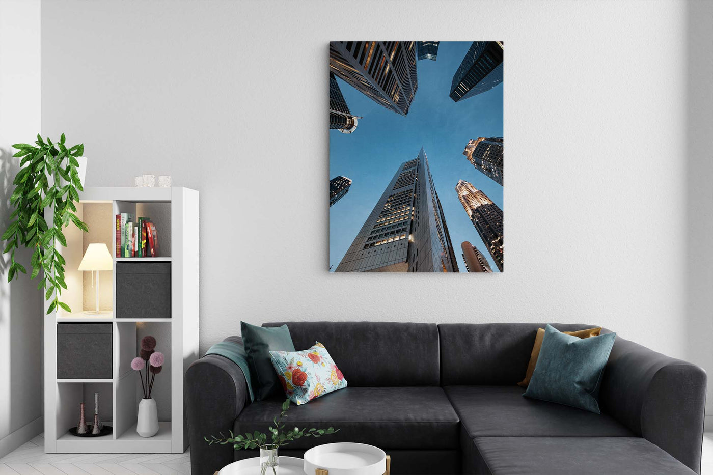 Skyscrapers (Canvas Prints)