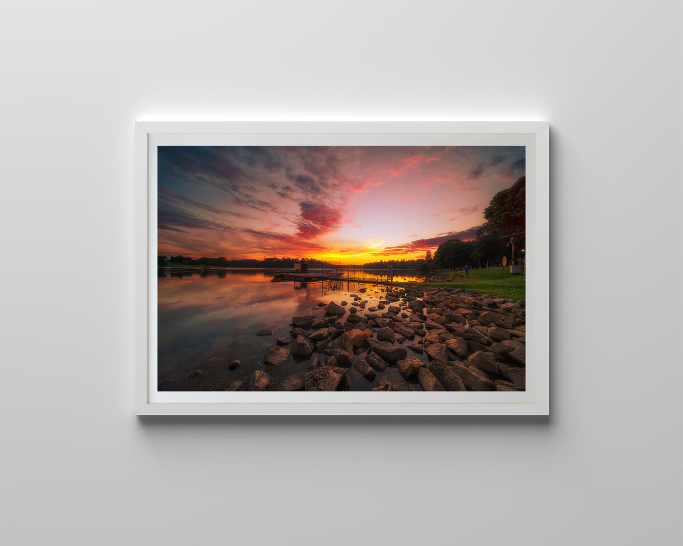 Lower Pirece Reservoir (Framed Prints)