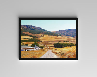 Long Country Road (Framed Prints)