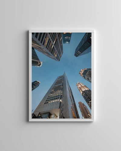 Skyscrapers (Framed Prints)