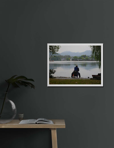 Fisherman in Hangzhou (Framed Prints)