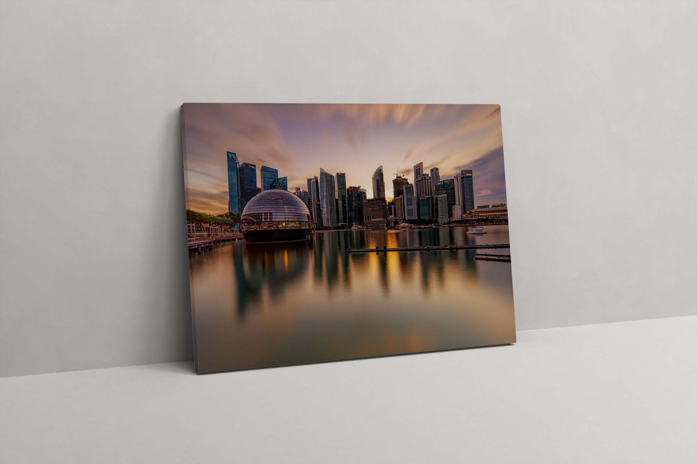 Singapore Financial District (Canvas Prints)