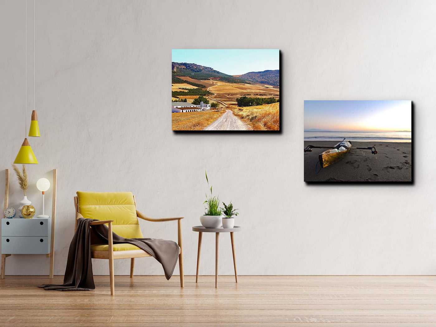 Long Country Road (Canvas Prints)